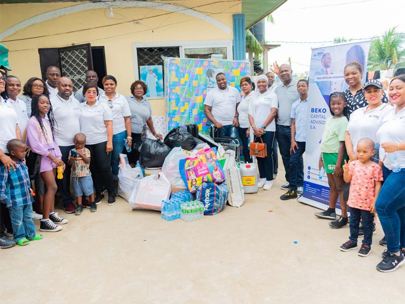 Beko capital advisory group's visit to St Arnille Marie Orphanage